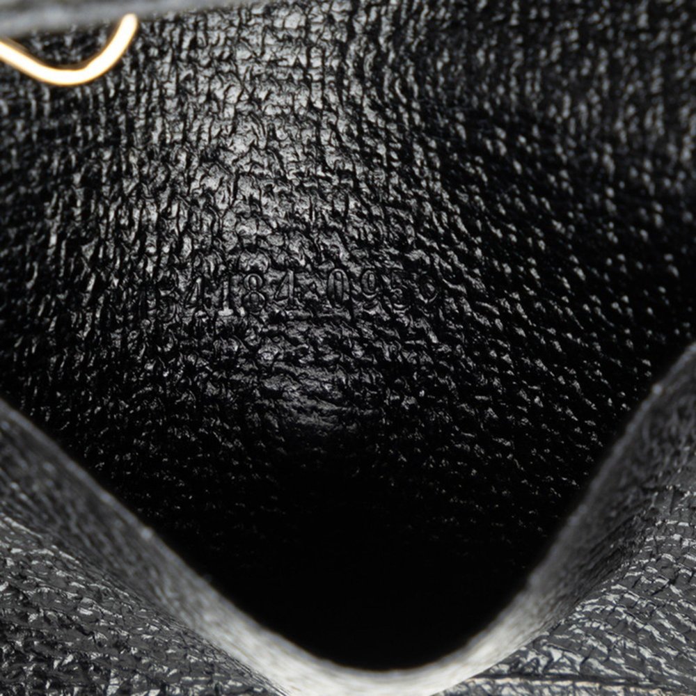 Gucci GG Canvas 6-ring Key Case 154184 Black Leather Women's GUCCI - Picture 8 of 9